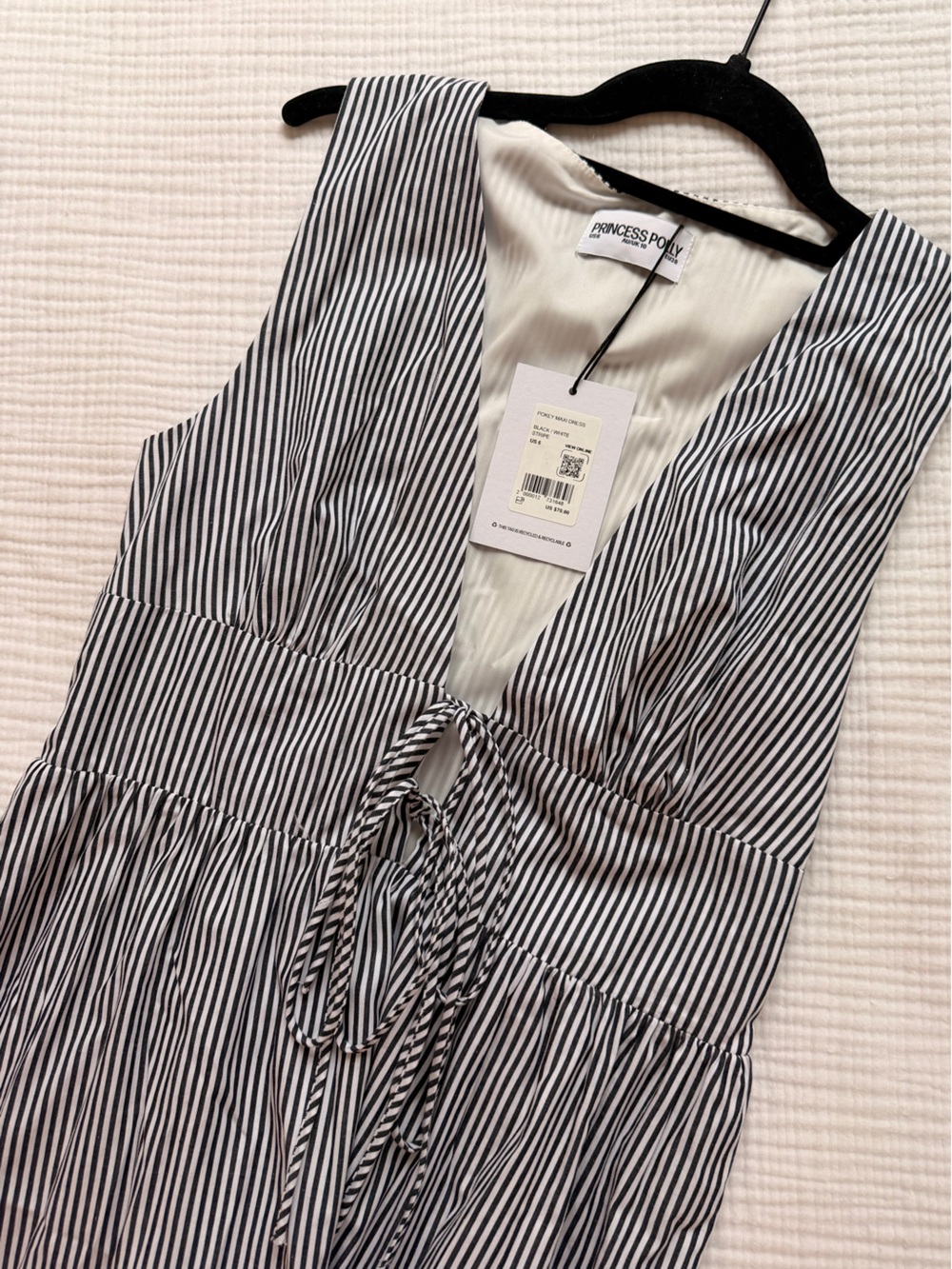 Princess Polly Stripe Maxi Dress NWT